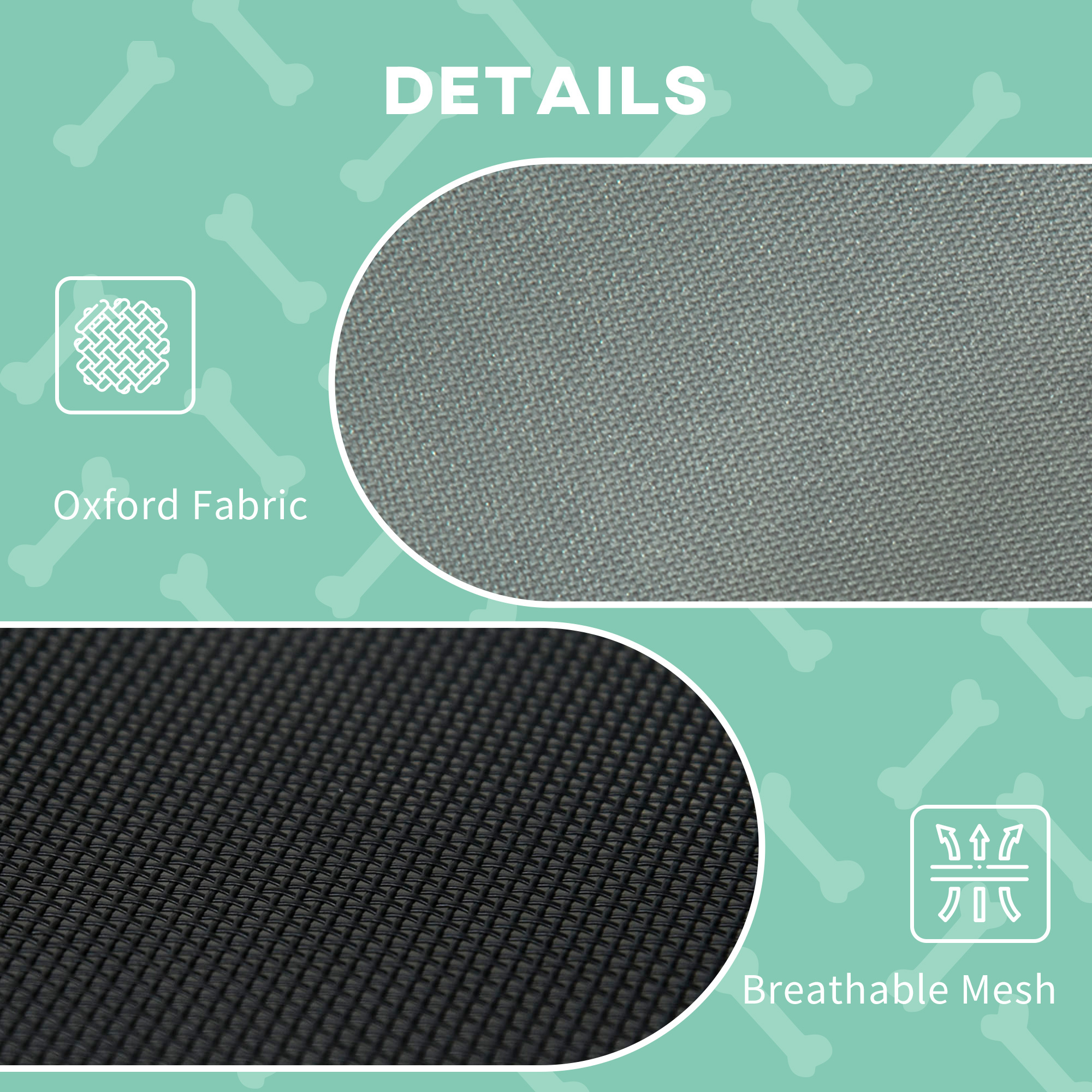 Elevated Dog Bed with Removable Canopy, 24 in, for Small Dogs - Image 2