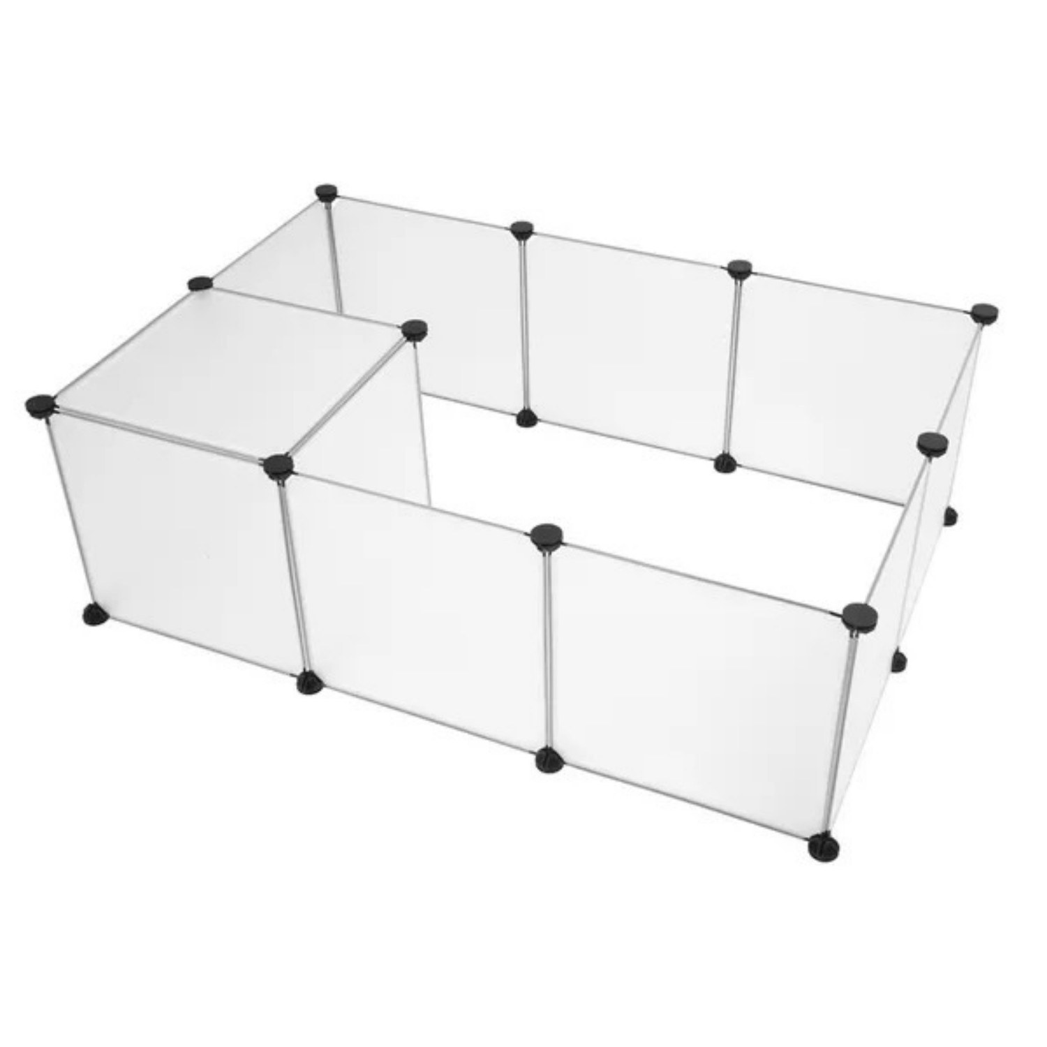 Modular Pet Playpen for Small Animals, 56 x 28 in