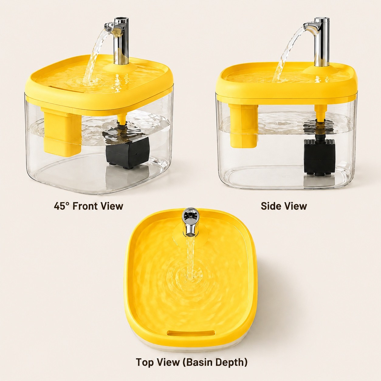 Pet Water Fountain, 2.5L Automatic Circulating